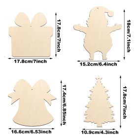 20 Christmas Ornaments (Option: WoodColor)