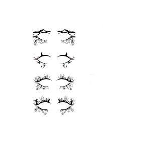 Halloween Eyeliner Stick Scary Fashion Party Makeup Kit Bat Spider Decorative Eyeliner Eyeshadow Stick (Option: 1PC)